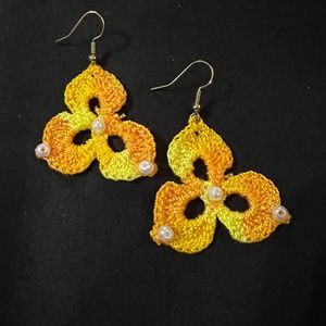 Crocheted Earrings (handmade)
